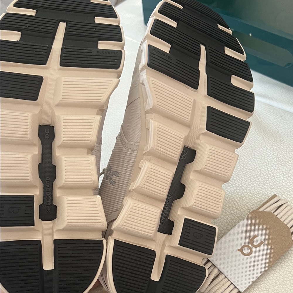 On Running Women’s Cloud Waterproof Sneakers - Cream - Picture 5 of 5